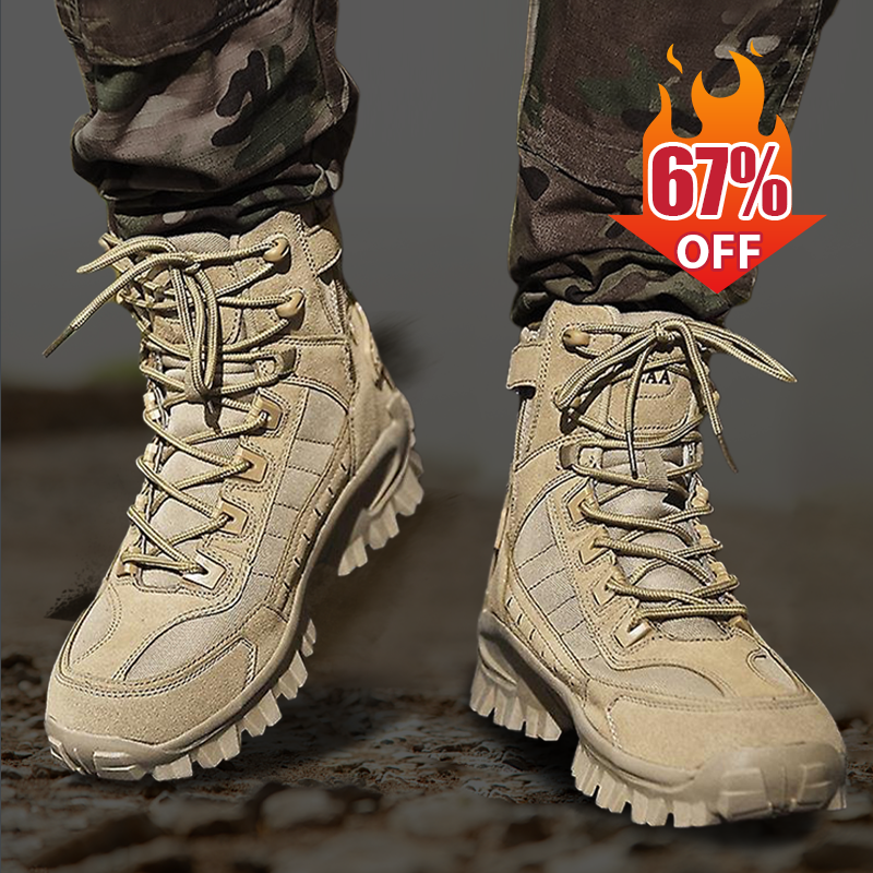 đ„Kostenloser Versand â Wasserdichte und rutschfeste taktische Sportstiefel mit hohem Schaft (verbesserte Haltbarkeit)