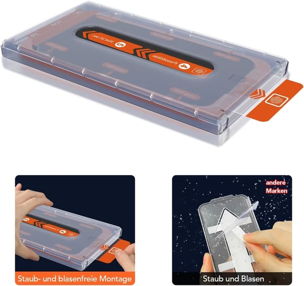 đ±2024 Neue Displayschutzbox mit automatischer Ausrichtung fĂŒr das iPhone â staubfrei und ohne Blasen