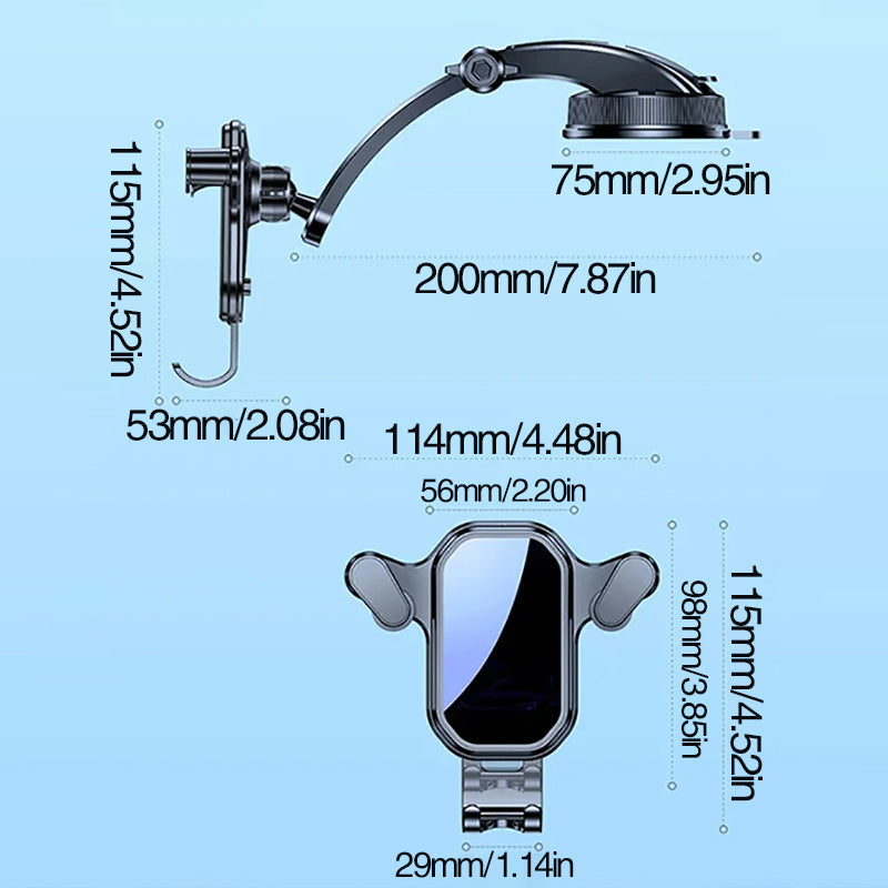 Handyhalter mit Saugnapf