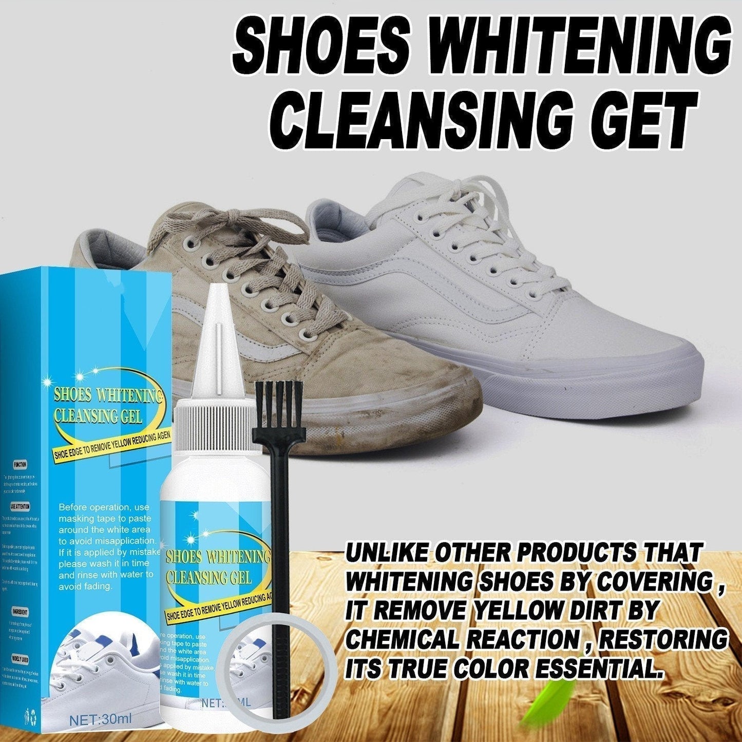 đHot Sale 49% OFFâłAufhellendes Reinigungsgel fĂŒr Schuhe