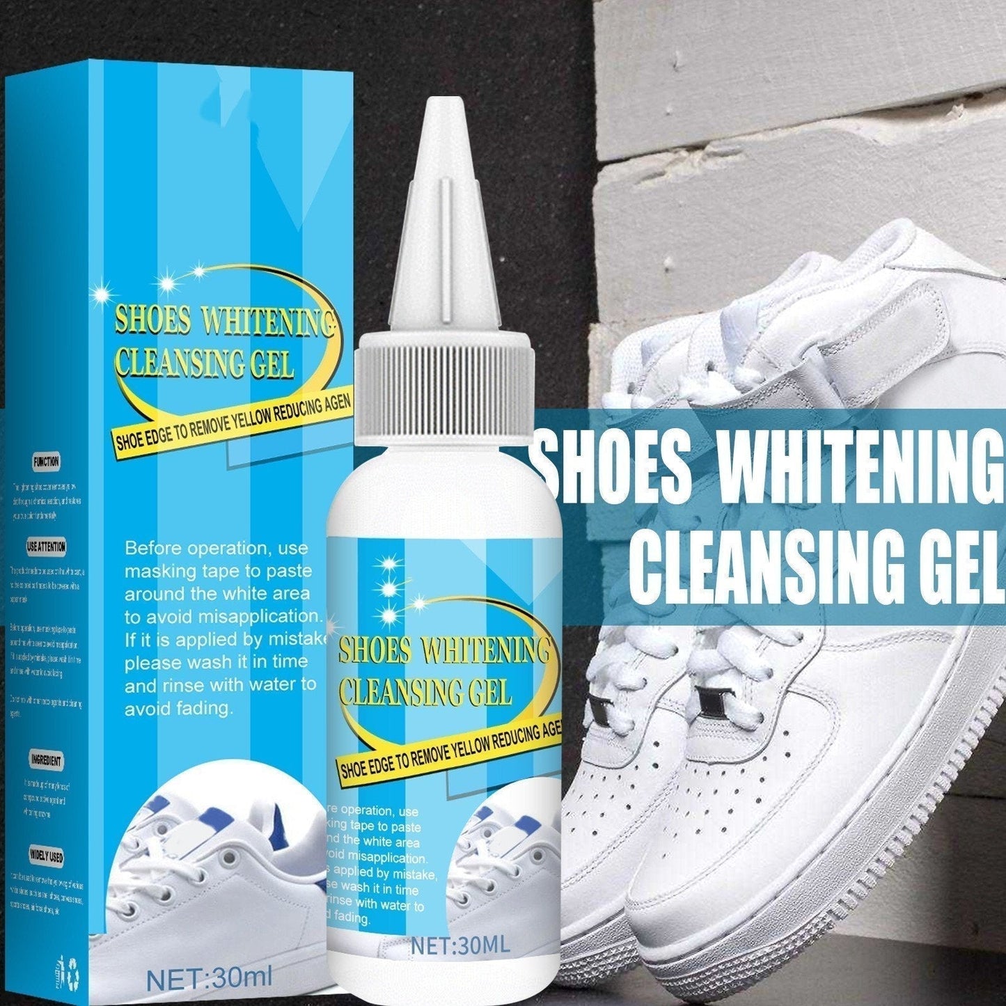đHot Sale 49% OFFâłAufhellendes Reinigungsgel fĂŒr Schuhe