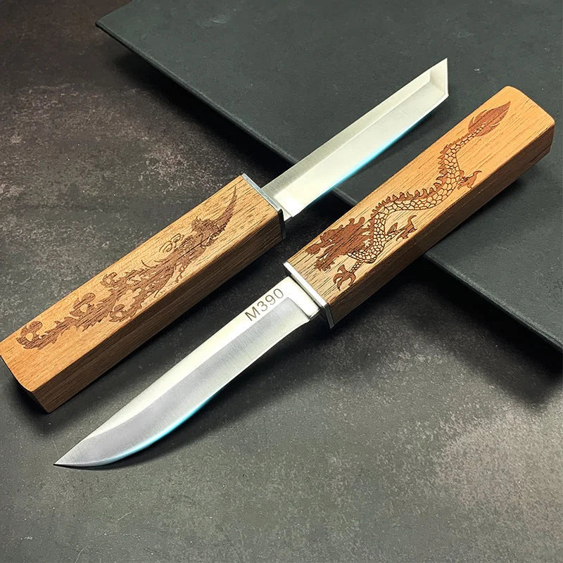 đ„Outdoor Camping Portable Dragon and Phoenix Double Bladesđ„