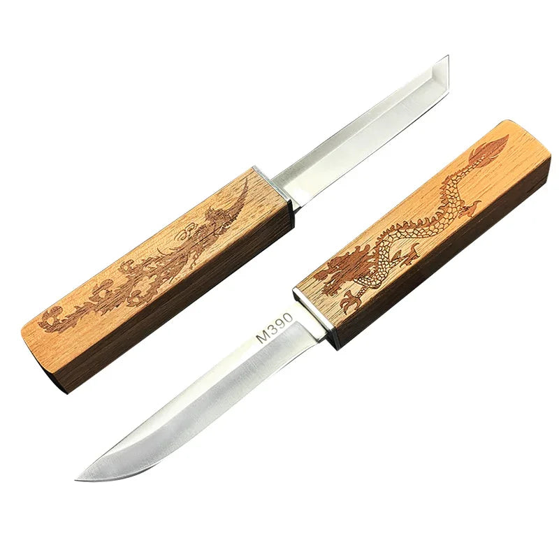 đ„Outdoor Camping Portable Dragon and Phoenix Double Bladesđ„