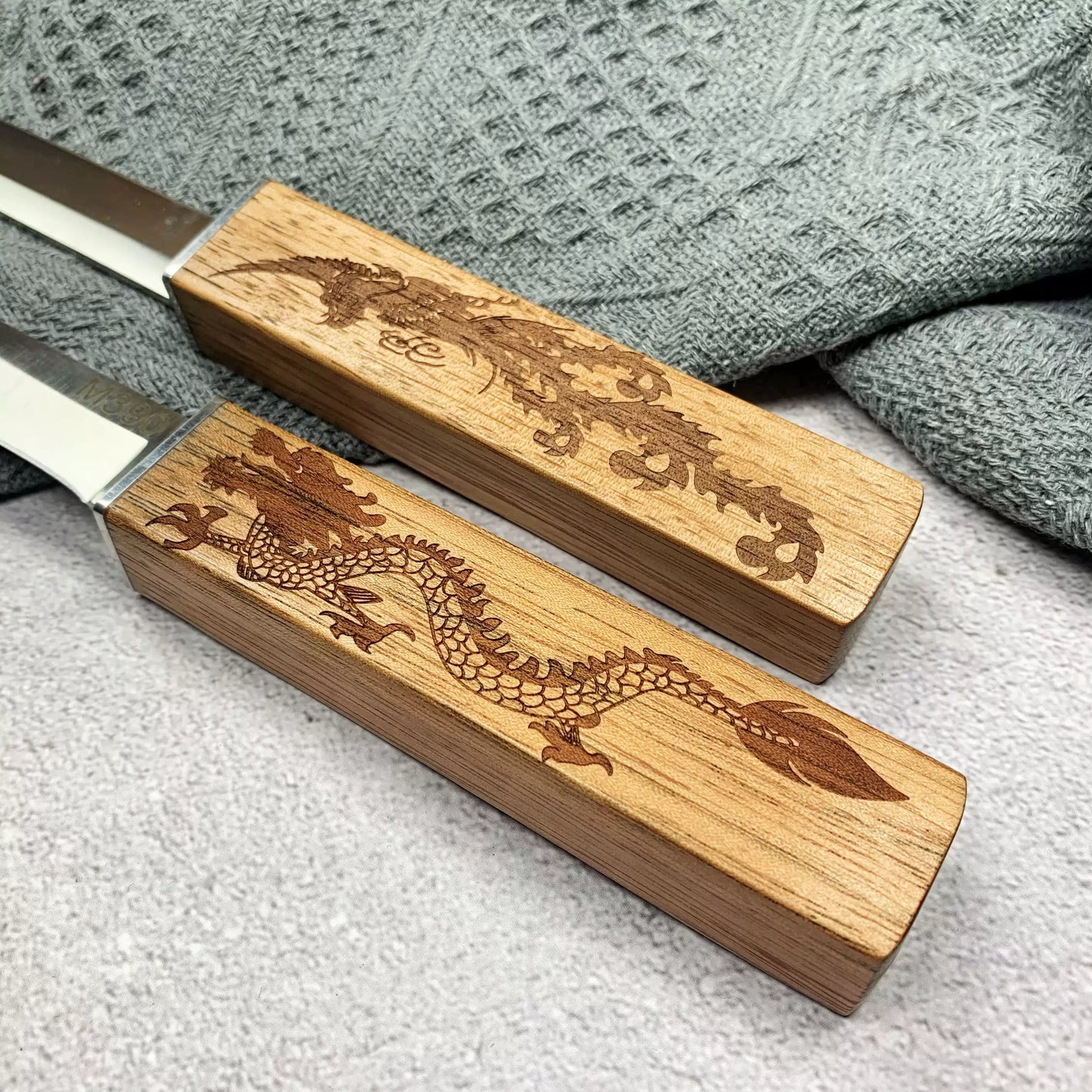 đ„Outdoor Camping Portable Dragon and Phoenix Double Bladesđ„