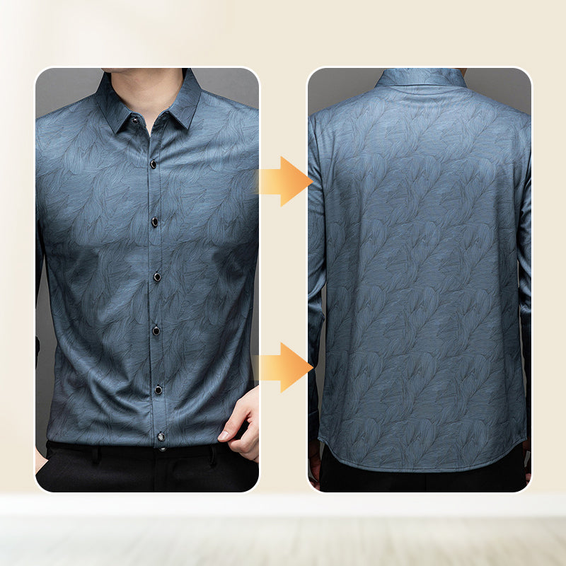 đ„Herren Casual Business Hemd Knitterfrei
