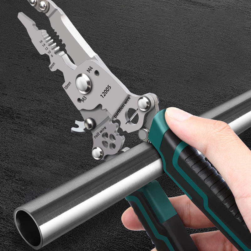 🔥 Hot Deals 49% Rabatt🔥Multifunktionaler Drahtschneider und Abisolierzange