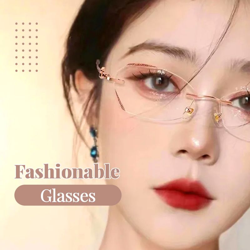Modische randlose Anti-Blaulicht-Lesebrille(50% OFF)