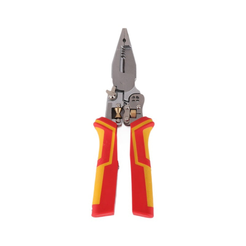 🧰8-in-1 Multifunktionale Abisolierzange mit Strommessung