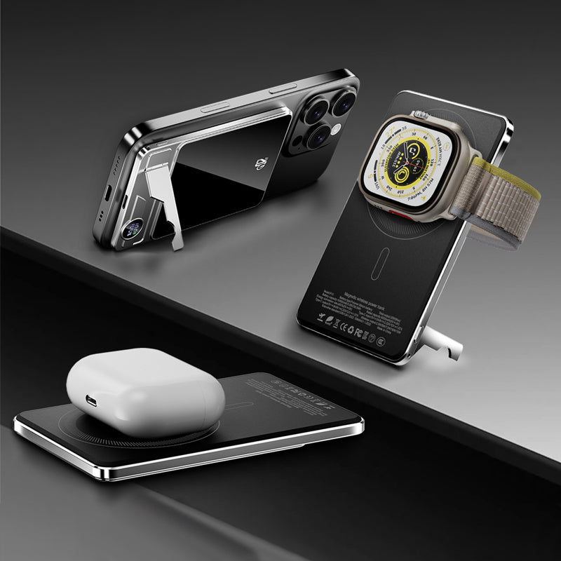 âłBegrenzte Zeit 50% Rabattđ„Magnetische Dualmodus-Powerbank mit StĂ€nder