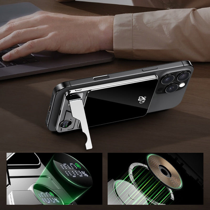 âłBegrenzte Zeit 50% Rabattđ„Magnetische Dualmodus-Powerbank mit StĂ€nder