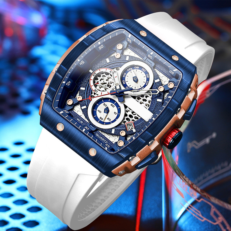 đ„Cyberpunk-Stil im futuristischen DesignâMultifunktionale Herren-Quarzuhrăkostenloser Versandă