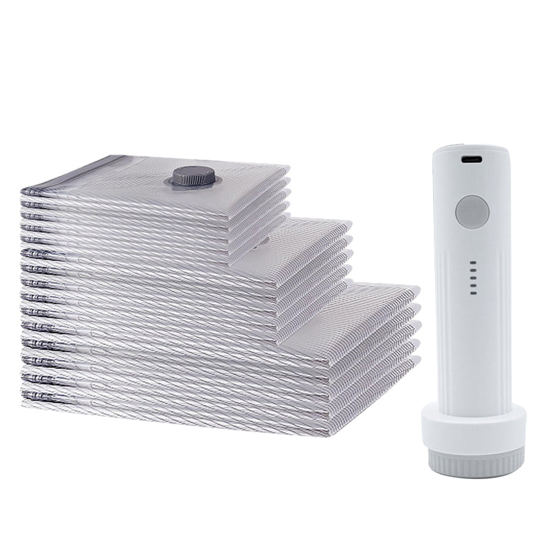 đ„Solange der Vorrat reicht 50 % Rabatt!đReise-Vakuum-Storagebeutel & tragbares Pump-Set