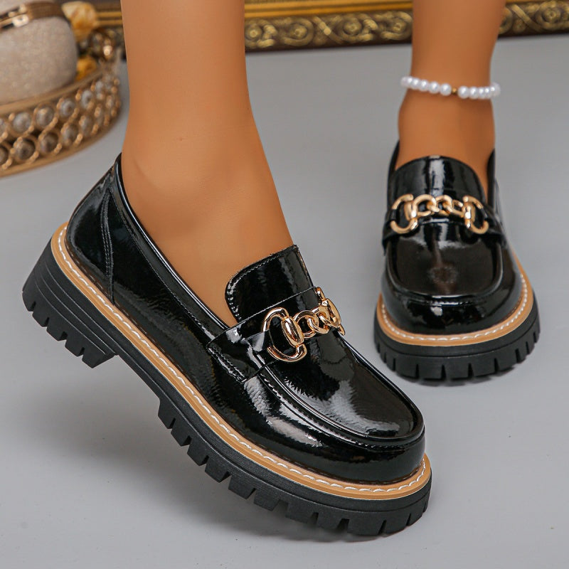 đVintage weiche Loafer fĂŒr Damen