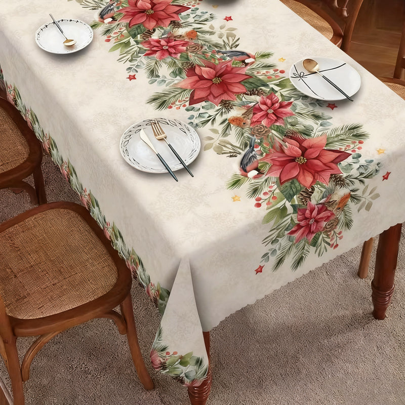 đ„Solange der Vorrat reicht 50% Rabatt!đStilvolle Tischdecke mit Weihnachtsmotiv