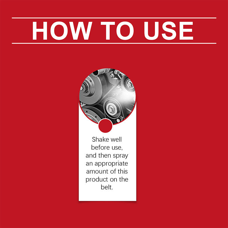 đMehrzweck-Gurtbandschmiermittel & gerĂ€uschreduzierendes Spray