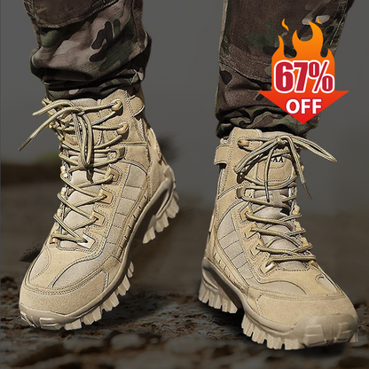 🔥Kostenloser Versand – Wasserdichte und rutschfeste taktische Sportstiefel mit hohem Schaft (verbesserte Haltbarkeit)