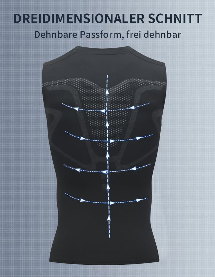 👚 50% RABATT! 🔥 Ionic Shaping ärmelloses Shirt – 2026 Neue Version – Figurformend, atmungsaktiv & perfekt für unter jedem Outfit ✨