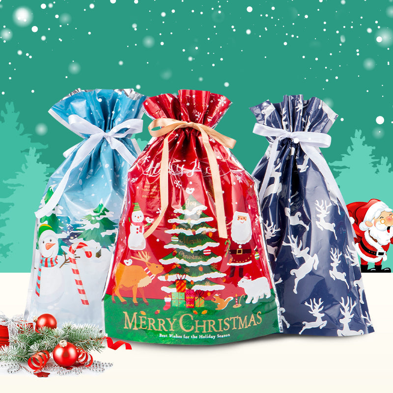 💝 Heißer Verkauf 49% OFF🎁Weihnachtsgeschenktüten mit Kordelzug-Design🎅