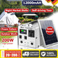 120.000mAH tragbare multifunktionale Solarstromversorgung