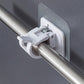 🛡️ Bohrfreier Gardinenstangenhalter – mit verstellbarem Klemmmechanismus & rückstandsfreier Klebetechnologie, ideal für Mietwohnungen & empfindliche Oberflächen (Fliesen, Holz, Glas) 🔧