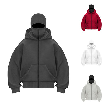 🎁 Heiße Aktion: 50 % Rabatt 🔥 Ninja Zip-Up Hoodie für Herren & Damen – Rundumschutz