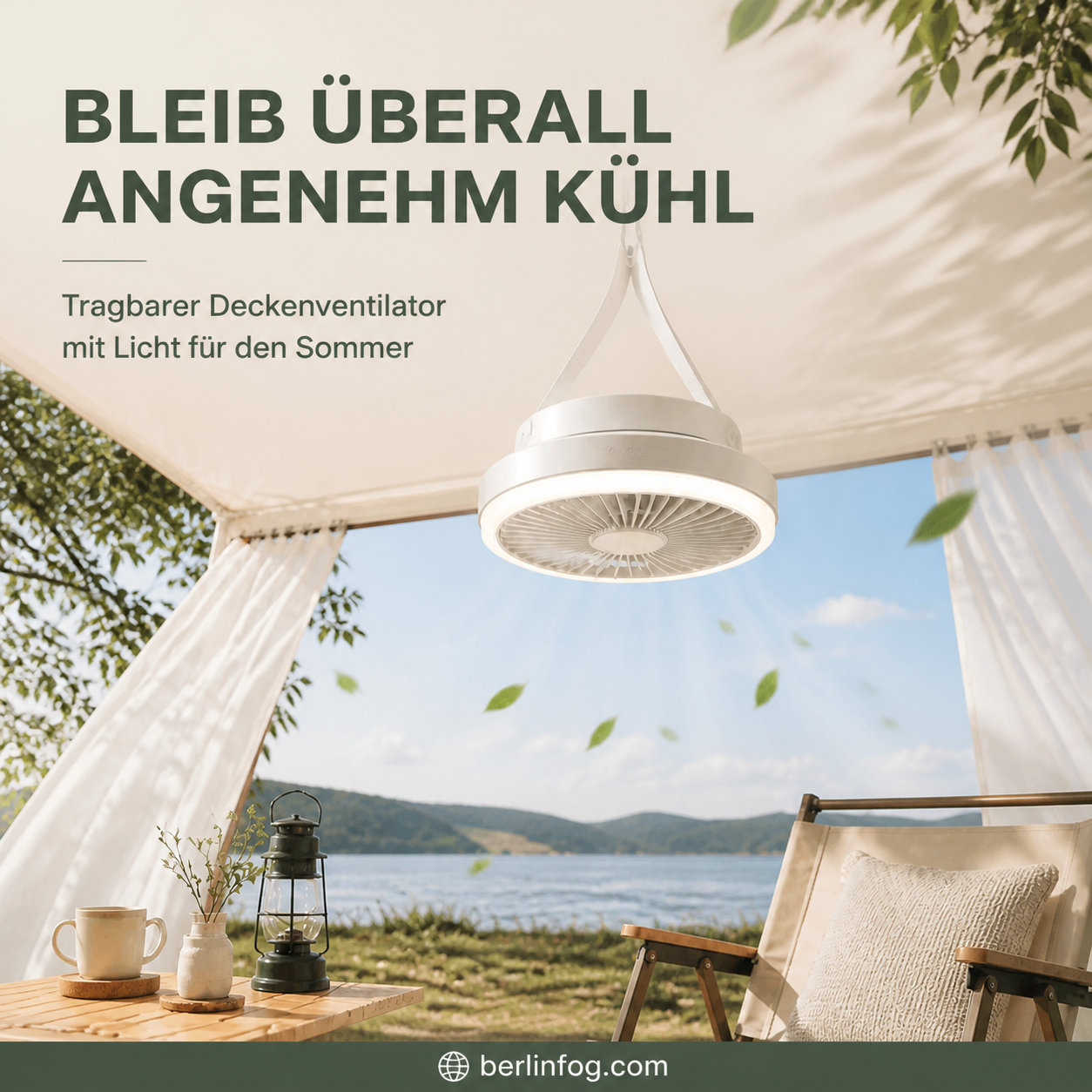 ⏰ Zeitlich begrenztes Angebot: 60% RABATT auf wiederaufladbaren Deckenventilator mit LED! 🌬️✨