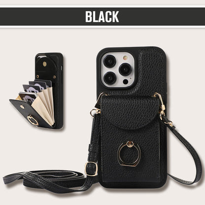 💖Multifunktionale Crossbody-Handyhülle mit Tasche für Telefone der iPhone-Serie