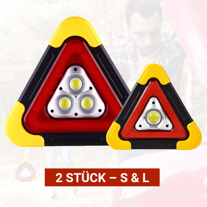 💥50% Rabatt💥2-in-1 Solar-Warndreieck-Leuchten für den Notfall