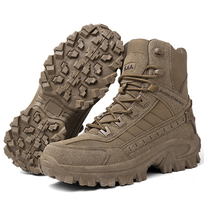 🔥Kostenloser Versand – Wasserdichte und rutschfeste taktische Sportstiefel mit hohem Schaft (verbesserte Haltbarkeit)
