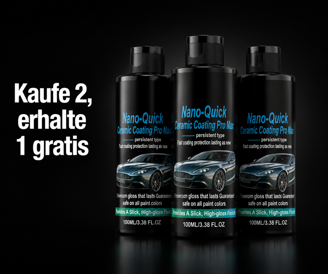 🎁50% Rabatt🔥Hochglänzendes Nano-Keramik-Beschichtungsspray, wasserabweisend & kratzfest