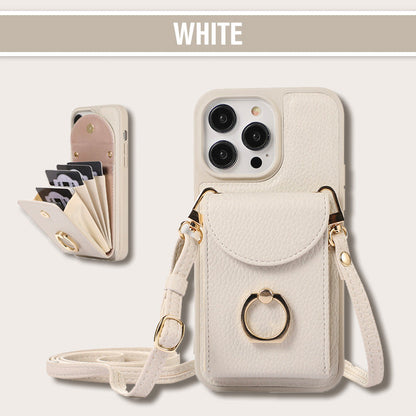 💖Multifunktionale Crossbody-Handyhülle mit Tasche für Telefone der iPhone-Serie