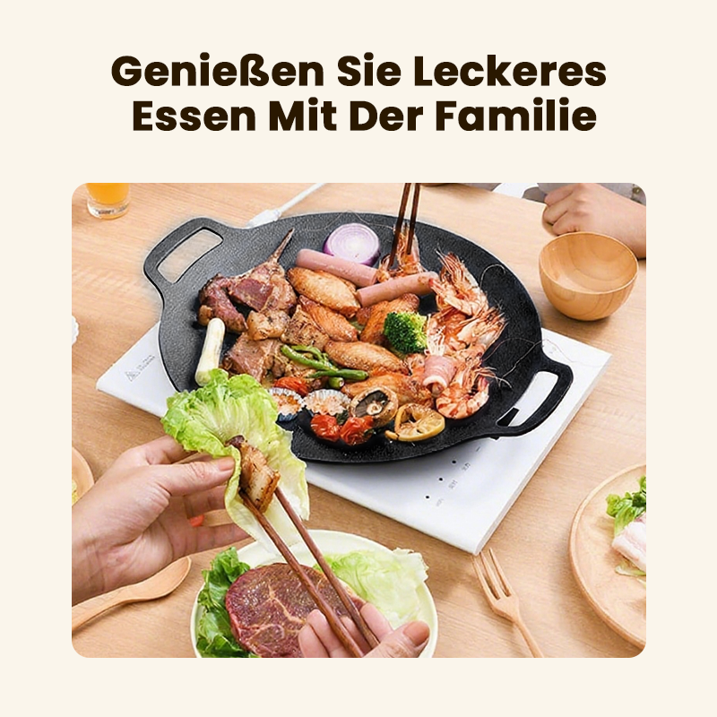 🍳Multifunktionale Antihaft-Bratpfanne Medizinische Stein-Grillpfanne