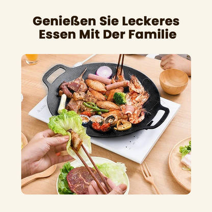 🍳Multifunktionale Antihaft-Bratpfanne Medizinische Stein-Grillpfanne