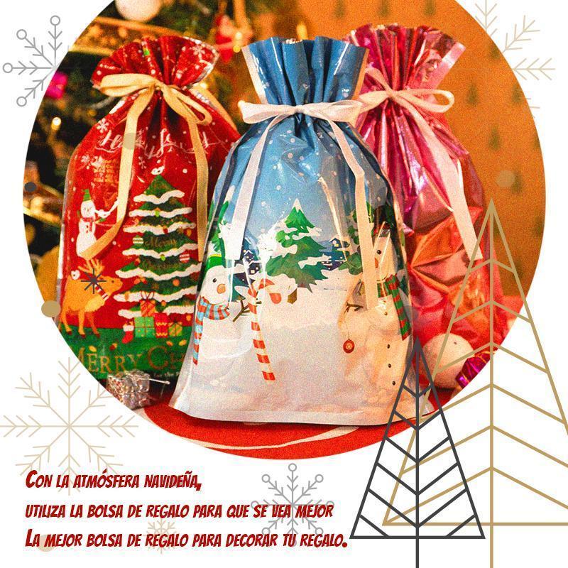 💝 Heißer Verkauf 49% OFF🎁Weihnachtsgeschenktüten mit Kordelzug-Design🎅