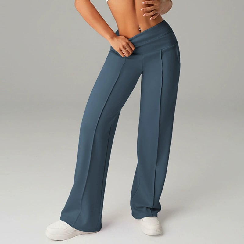 👖 60% RABATT! 💃 Damen Straight-Leg-Hose – Hoher Bund, Bequemer Stretchstoff & Vielseitige Farbauswahl ✨