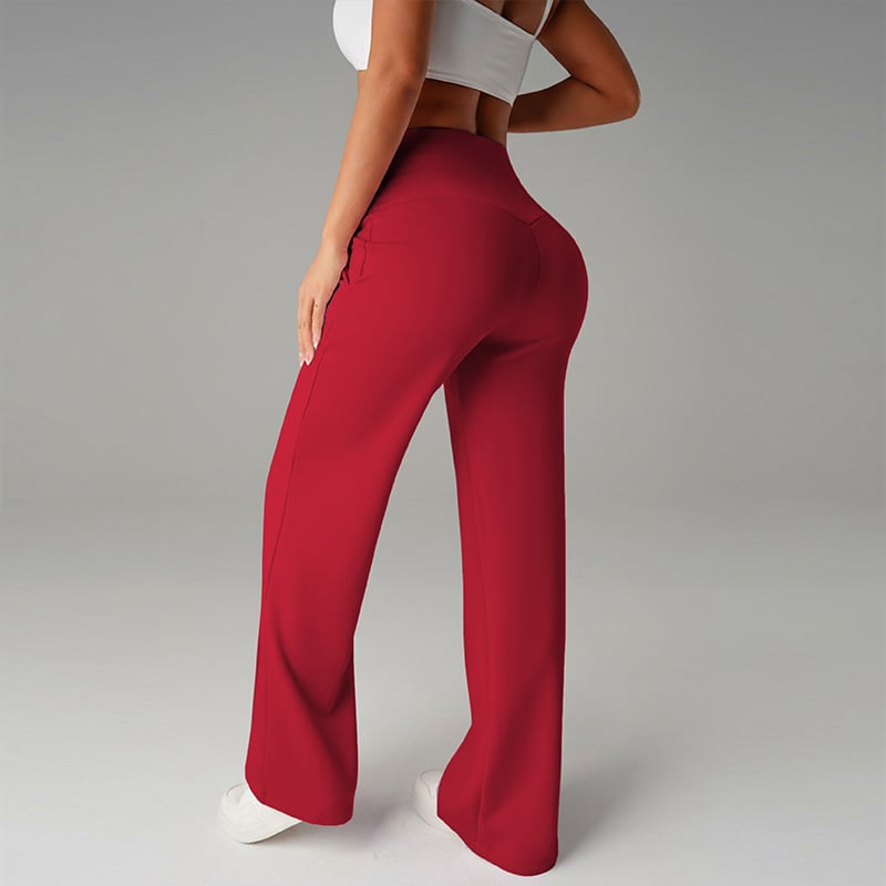 👖 60% RABATT! 💃 Damen Straight-Leg-Hose – Hoher Bund, Bequemer Stretchstoff & Vielseitige Farbauswahl ✨
