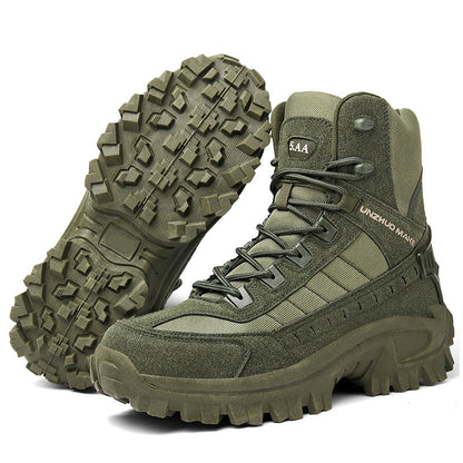 🔥Kostenloser Versand – Wasserdichte und rutschfeste taktische Sportstiefel mit hohem Schaft (verbesserte Haltbarkeit)