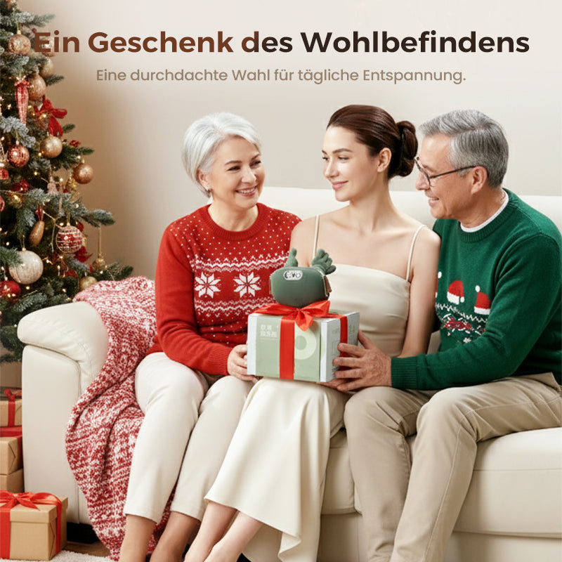 🌲 Super Weihnachtsangebot:60% RABATT! 🌲 Der Beste Tragbare Nackenmassager – 3x mehr Entspannung! 💆