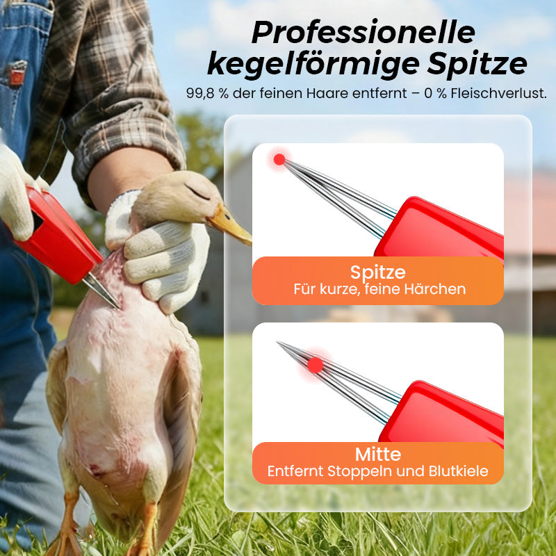 🦆🔥2025 SCHNÄPPCHEN 🔥🐓Elektrische Geflügelrupfmaschine – Einfaches Rupfen, spart Zeit und Mühe!