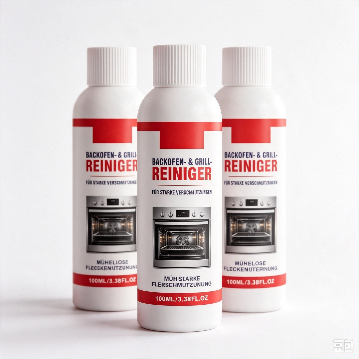 Hochleistungs‑Reiniger für Backofen & Grill, 100 ml – schneller Entfetter gegen Küchenverschmutzungen