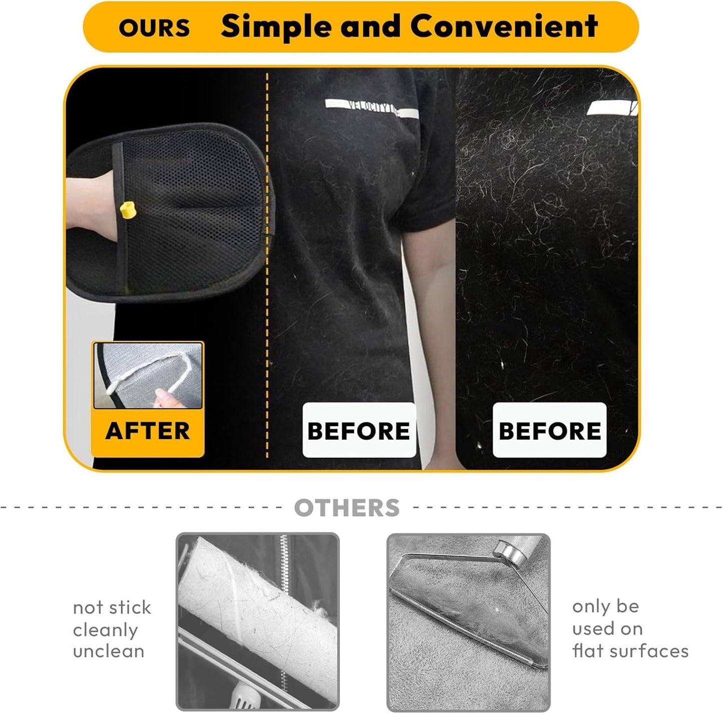 🎁KAUF 1 ERHALT 1 GRATIS🔥Handschuhe zum Entfernen von Tierhaaren🐱🐕
