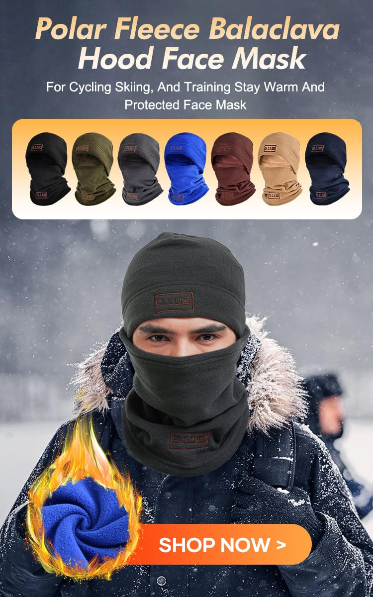 🔥Unverzichtbar bei Winterkälte 49% Off❄🎁- Polar Fleece Balaclava Hood Face Mask