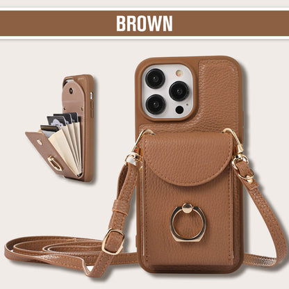 💖Multifunktionale Crossbody-Handyhülle mit Tasche für Telefone der iPhone-Serie