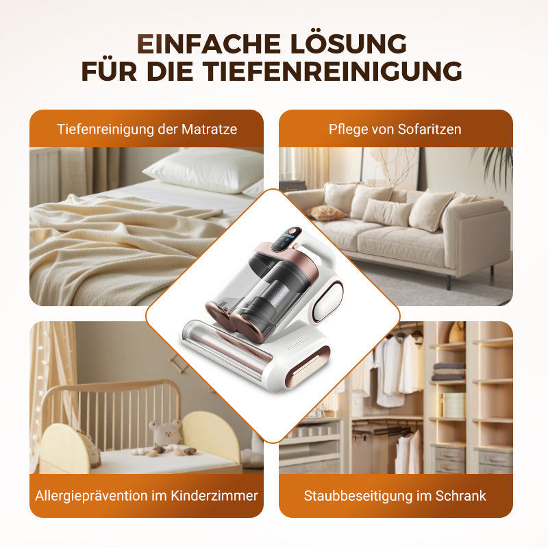 ⏳2026 Neu eingetroffen – 50 % Rabatt🎁Sakerplus Leistungsstarker UV-Bettstaubsauger