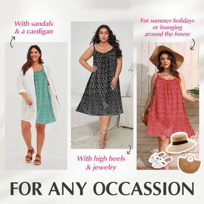 🔥50%Rabatt-Neues bedrucktes Camisole-Kleid