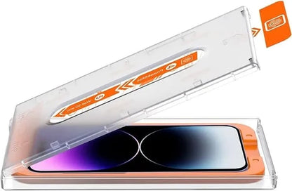 📱2024 Neue Displayschutzbox mit automatischer Ausrichtung für das iPhone – staubfrei und ohne Blasen