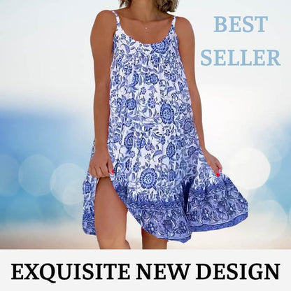 🔥50%Rabatt-Neues bedrucktes Camisole-Kleid
