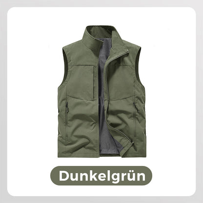 ⏳Begrenzte Zeit 50% Rabatt! 💥Wasserdichte Cargoweste für Herren
