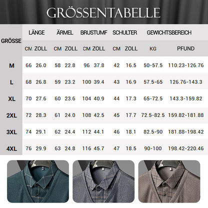 💥Heißer Verkauf 50% Rabatt👔Langarm-Oberteil in Layering-Optik für Herren
