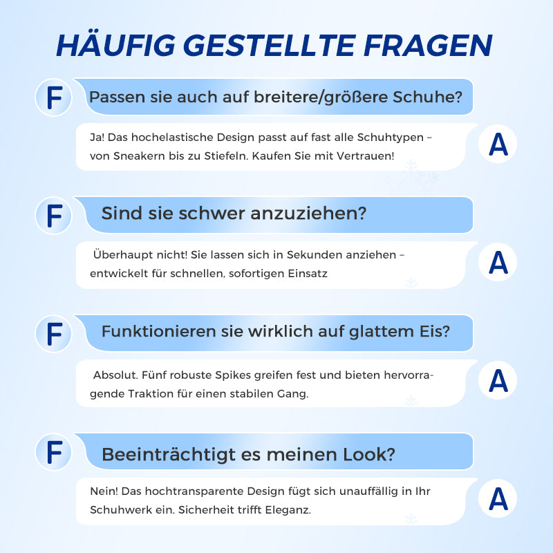 Universelle 5-Zacken-Steigeisen für Schuhe und Stiefel ⚡❄️👢